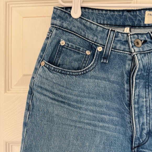 Rag & Bone jeans Nina high-rise ankle cigarette 24 Poppy - Picture 5 of 8